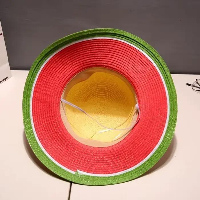 Chapeau seau de pastèque pour femmes