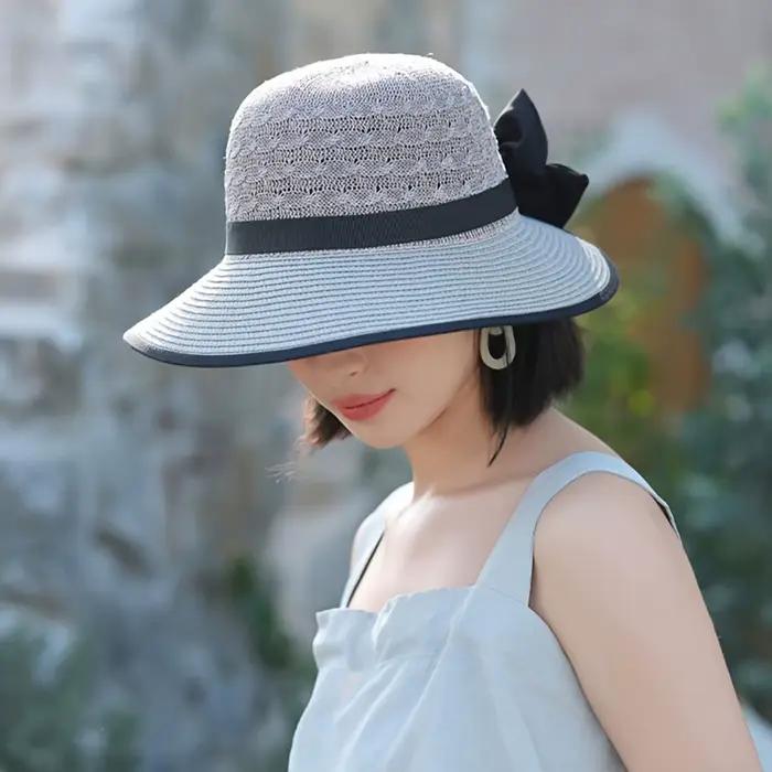 Chapeau de soleil de plage d'été en paille