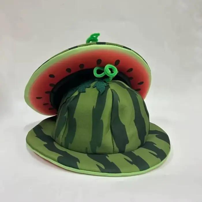 Chapeau de pastèque créatif de dessin animé