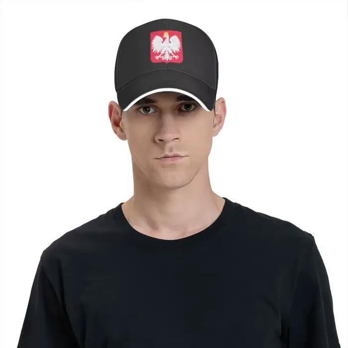 Casquette de Baseball personnalisée avec armoiries de Pologne pour hommes et femmes