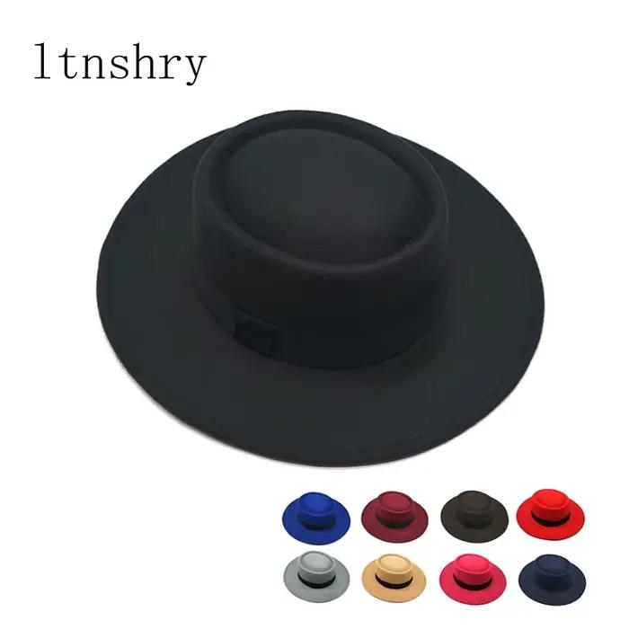 Nouveau chapeau plat d'hiver et d'automne pour femmes