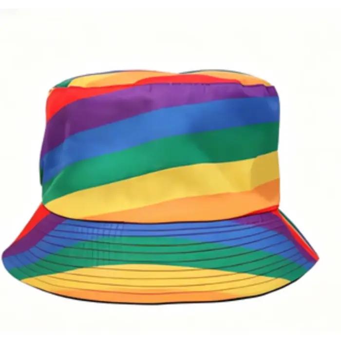 PESENAR Chapeau Bob Arc-en-ciel Vibrant