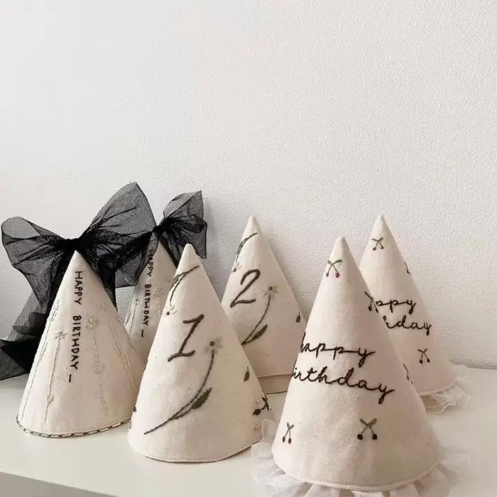 Casquettes fête douche pour petits enfants