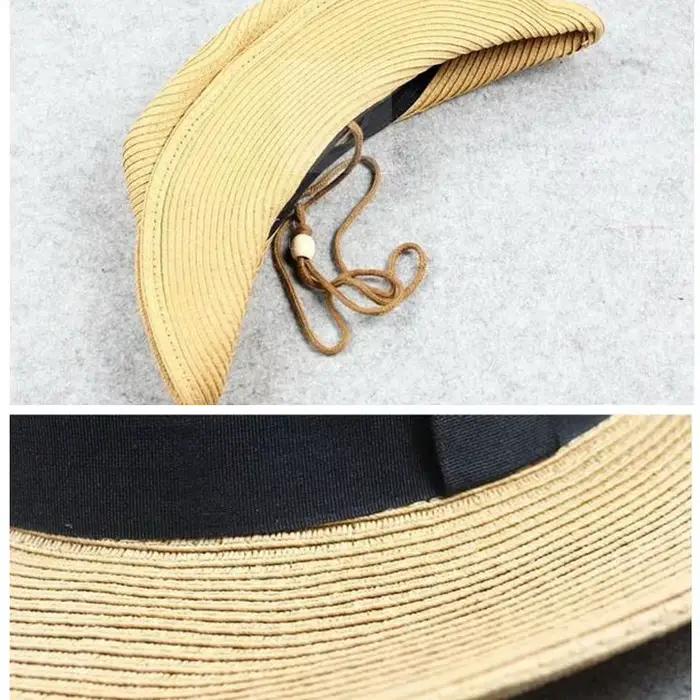 Chapeau de paille en papier pour hommes