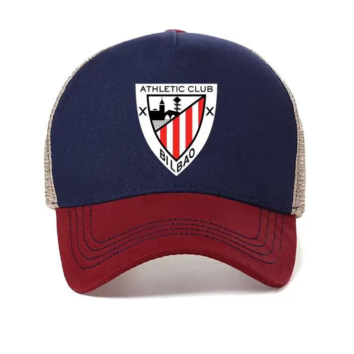 Casquette de baseball Athletic Club de Bilbao coton imprimé pour hommes et femmes toutes saisons décontracté ajustable multicolore occassions sportives et quotidiennes