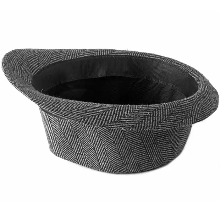 Chapeau de jazz rétro rayé pour homme