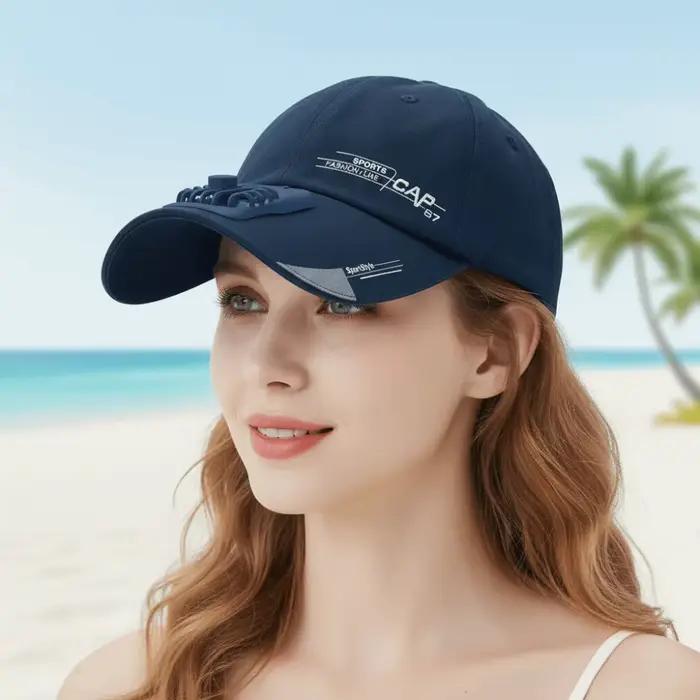 Casquette de baseball portable avec ventilateur intégré