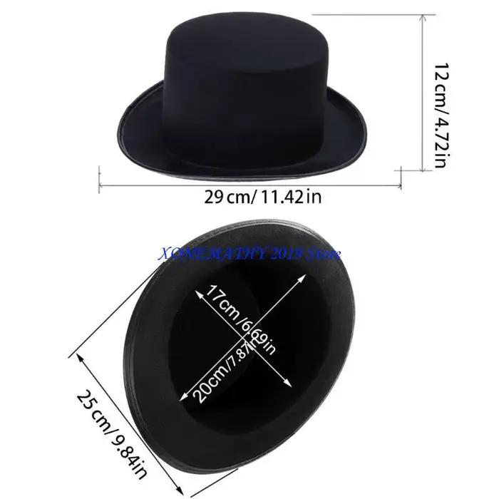 F42F Steampunk chapeau haut-de-forme gothique