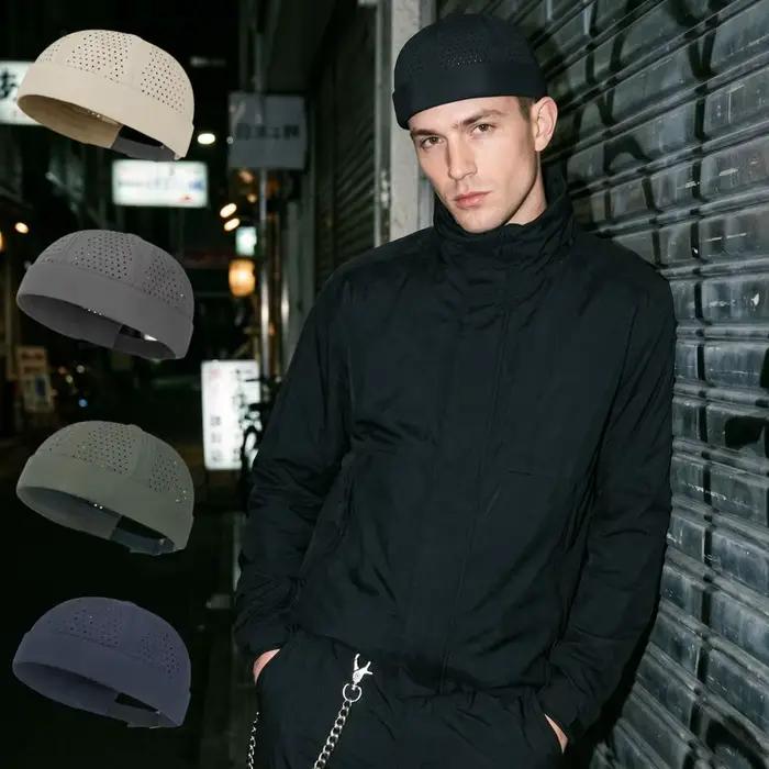 Casquette Docker Rétro Décontractée Sans Visière