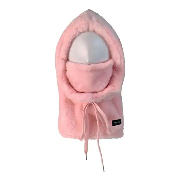 Cagoule d'hiver réglable avec capuche Sherpa et housse de ski coupe-vent pour hommes et femmes