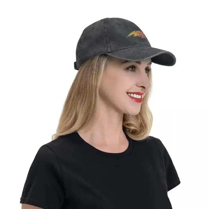 Casquette de baseball Cars Lightning McQueen I Am Speed en jean vieilli