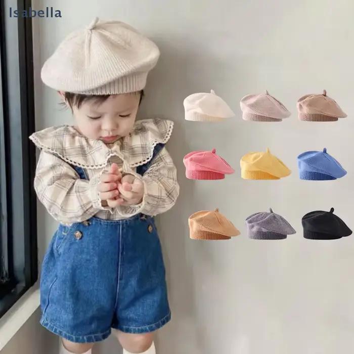 ♩ Béret tricoté mignon pour bébé