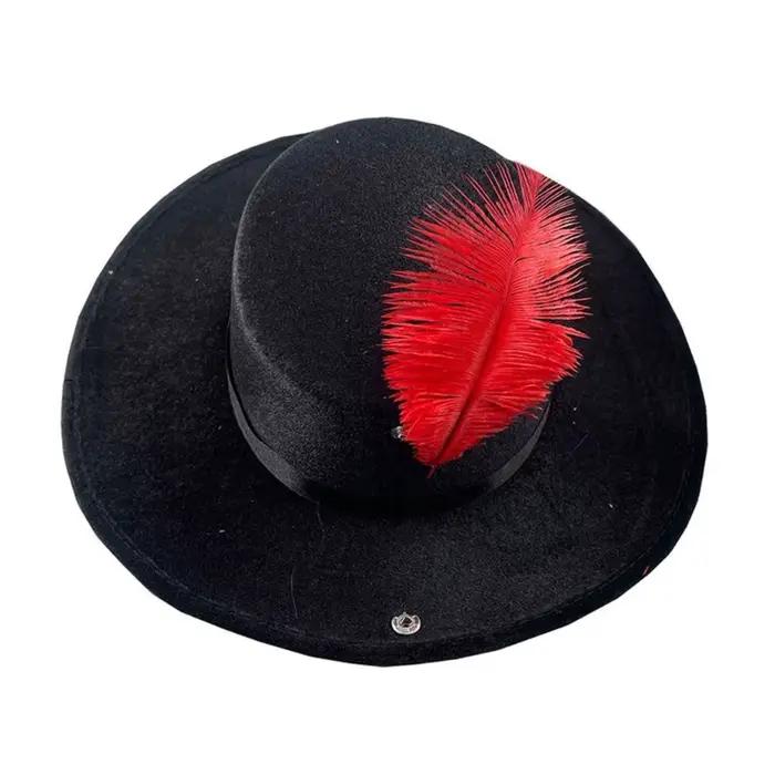 Chapeau Fedora Vintage Grand Bord Roulé Décontracté Pour Hommes Femmes Fêtes Soirées Déguisées Cosplay Occasions Spéciales