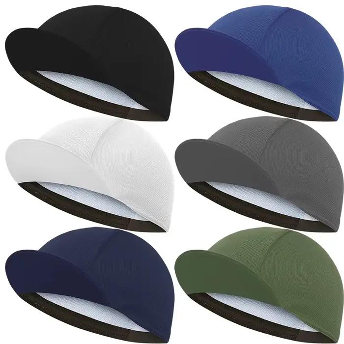 Casquette de cyclisme classique de couleur unie