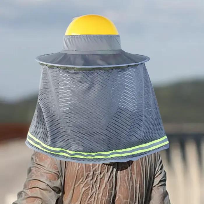 Casque de sécurité pare-soleil