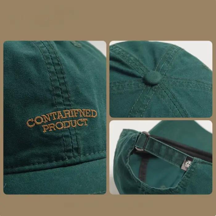 Casquette de baseball classique coréenne en coton pour hommes et femmes