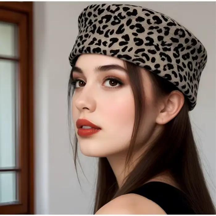 Chapeau Pillbox Vintage Noir et Blanc pour Femme