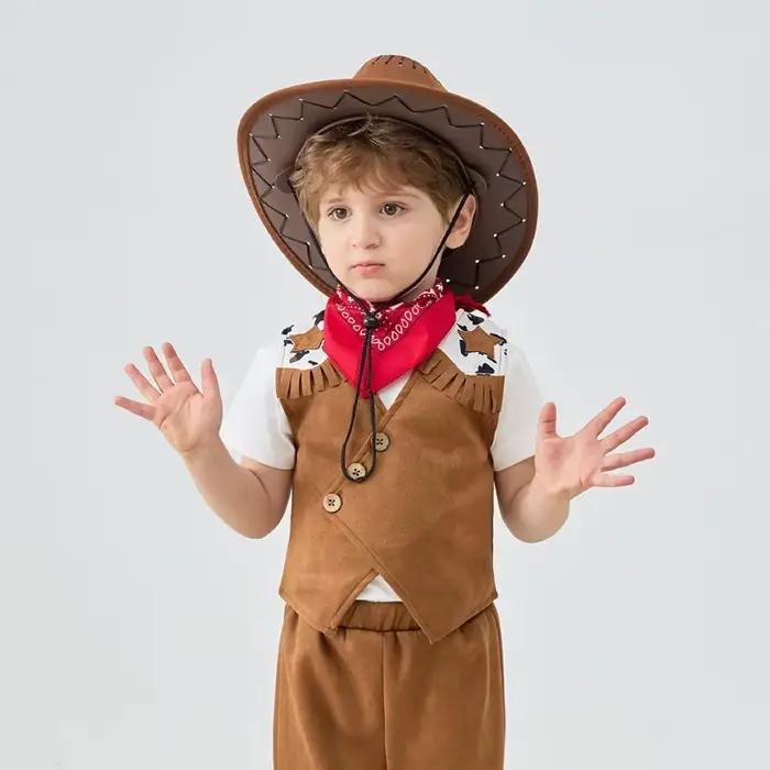 Chapeau de cowboy occidental pour enfants