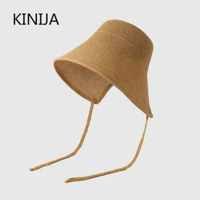 Chapeaux et bonnets en lin et paille pour femmes
