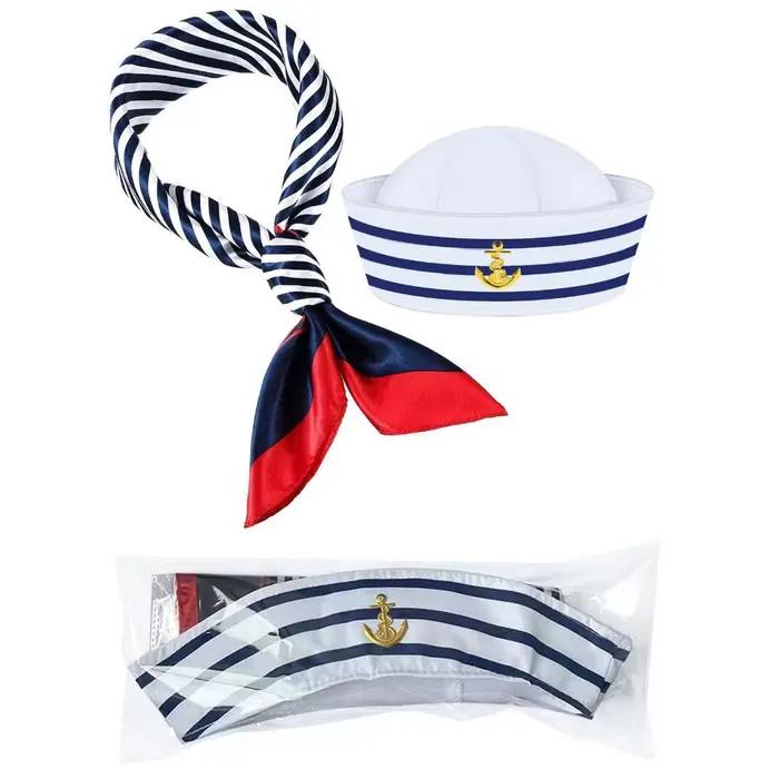 Costume de bateau, chapeau de capitaine de Yacht