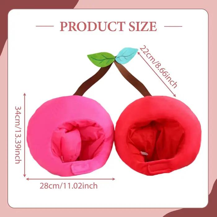 Chapeau cerise pour adultes et enfants