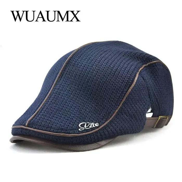 Chapeaux de béret au crochet pour hommes et femmes