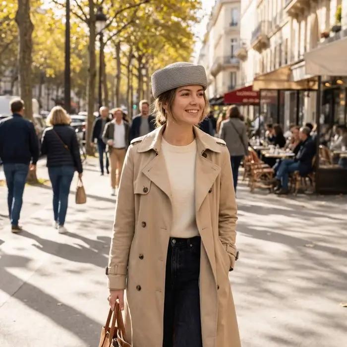 Nouveau chapeau béret élégant en paille
