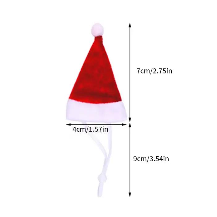 Chapeau de Hamster, chapeau de noël pour Rat taupe