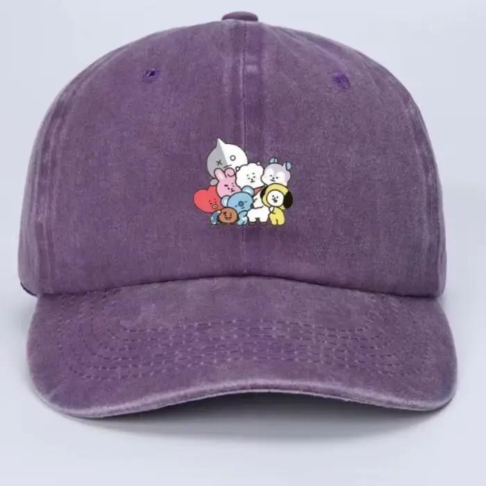Casquette de baseball à motif animalier BT21