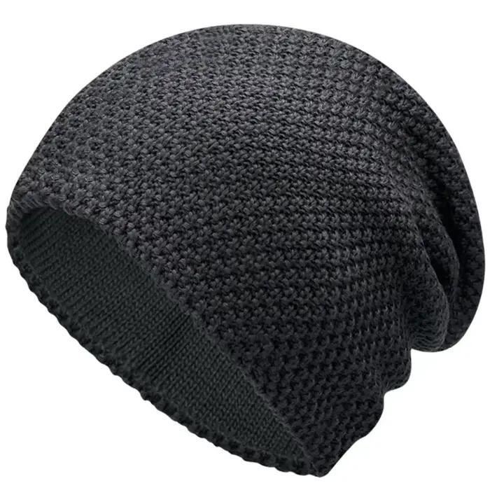 Homme grande taille Beanie papa hiver tricoté chapeaux dame mode Skullies casquette mâle ski Bomber