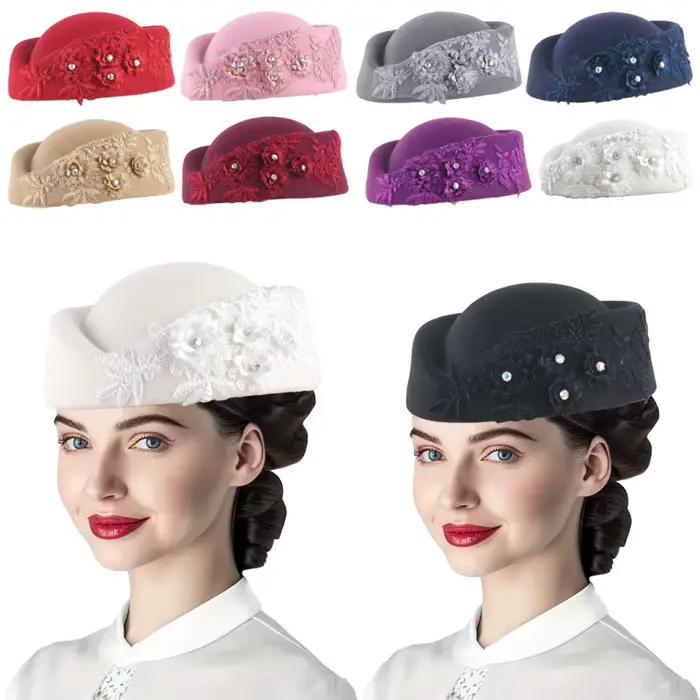 Chapeau Turban en feutre élégant