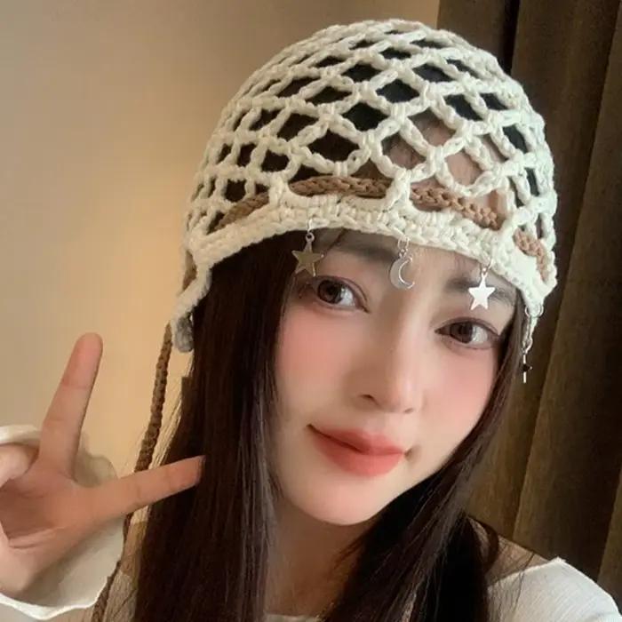 Chapeau respirant en Crochet