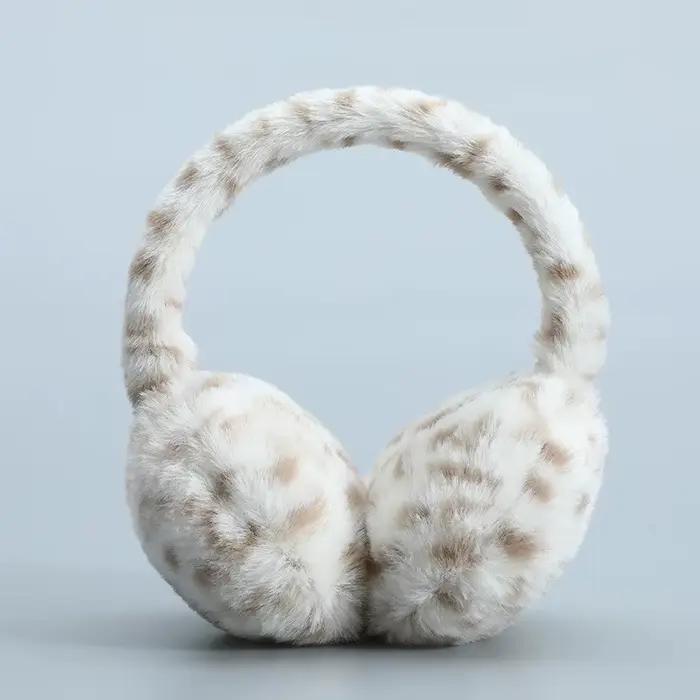 Mode hiver cache-oreilles pour femmes filles fausse fourrure mignon