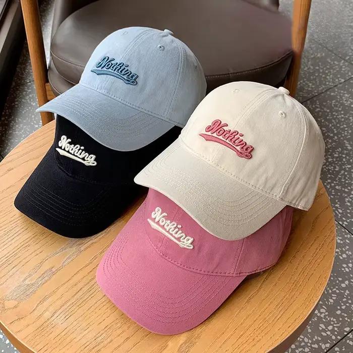 Casquette de baseball brodée de lettres pour hommes et femmes