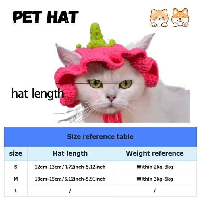 Chapeau de citrouille au Crochet fait à la main