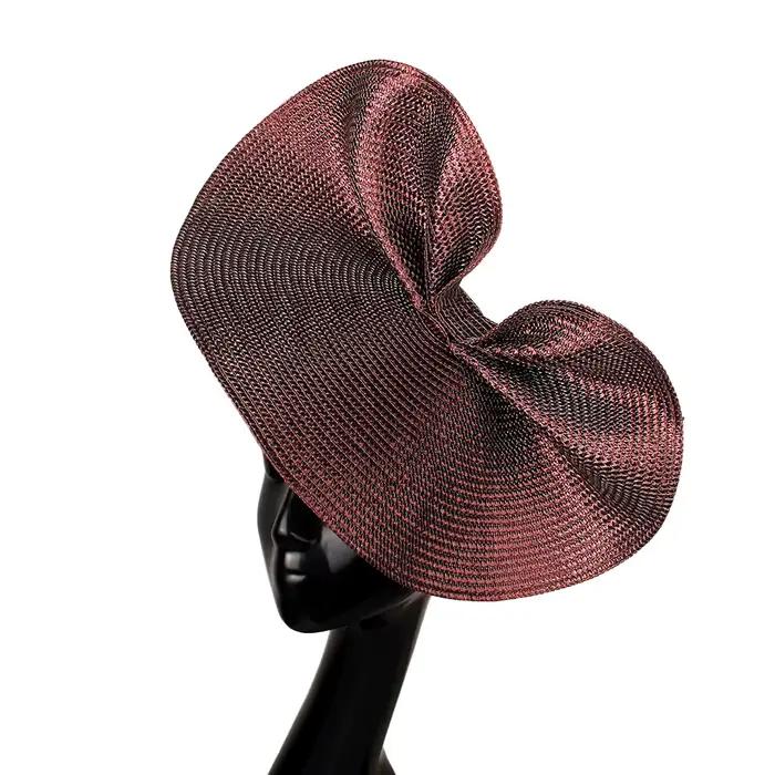 Paillettes argent thé Derby Fascinator chapeau mariage fleur fête église vacances maille pour femmes plume Fedora pilulier chapeaux SYF1003