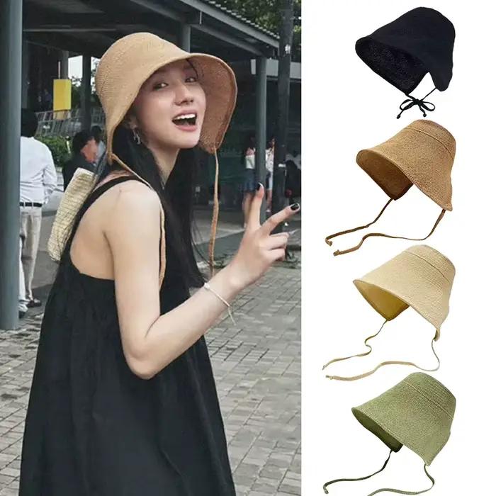 Chapeau d'été extérieur pour femme; Bonnets régence chics à large bord