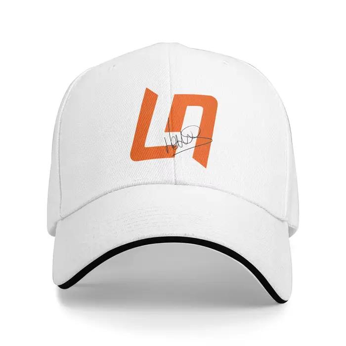 Casquette de baseball décontractée pour femmes et hommes L-Lando N-Norris signée LN4, chapeau de soleil de printemps, casquette de baseball décontractée, chapeaux de protection solaire Hip Hop