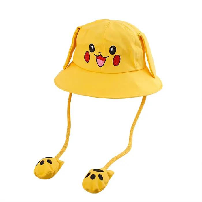 Chapeaux d'été en coton à larges bords pour enfants