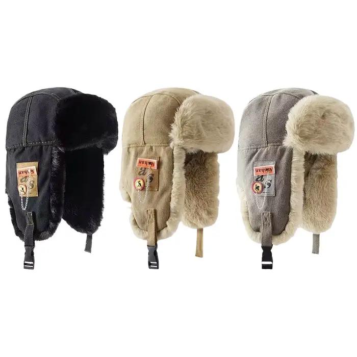 Chapeau en fausse fourrure de Style russe