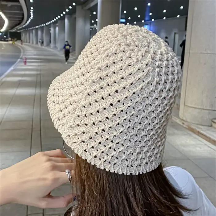 Chapeau d'été en laine pour femme