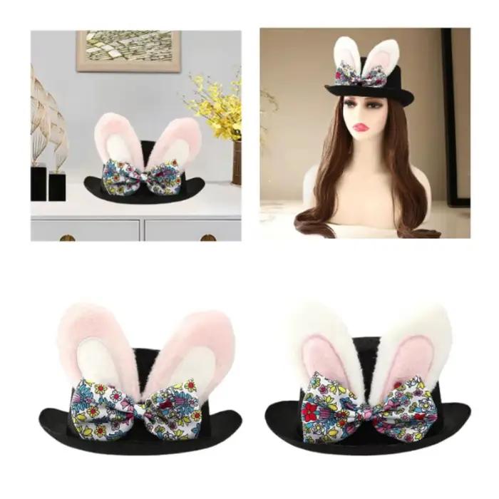 Chapeau de Pâques noir pour événements