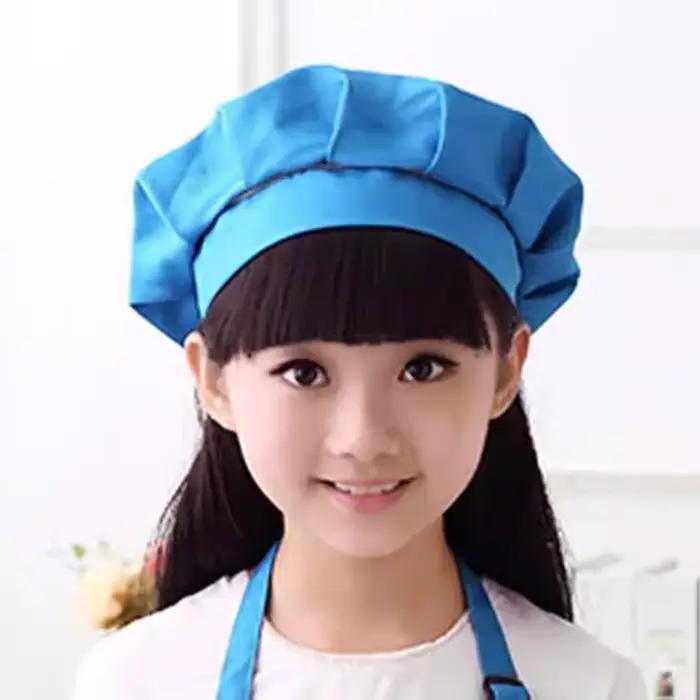 Chapeau de chef en polyester pour enfants