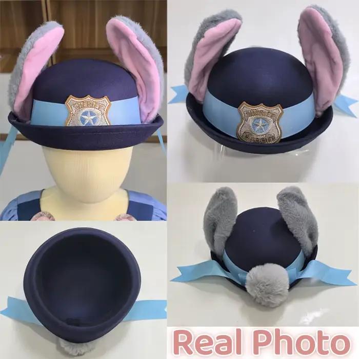 Judy Hopps chapeau de shérif film Cosplay Costume accessoire Halloween