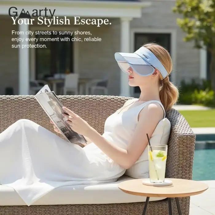 Chapeau de sport d'été pour femme chapeau de soleil à large bord rétractable réglable protection UPF50 pour randonnée voyage décontracté blanc bleu gris kaki rouge noir