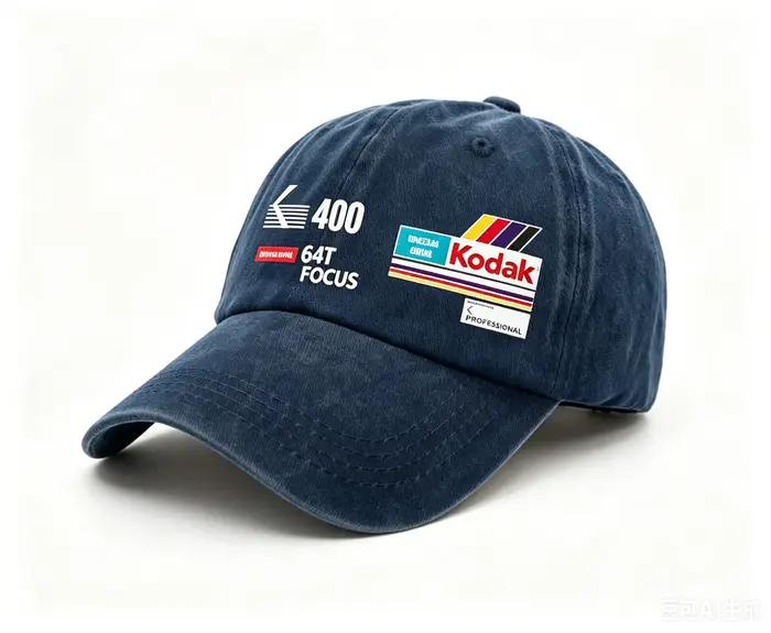 Nouvelle Arrivée 2026 Casquette de Baseball Kodak Effet Délavé