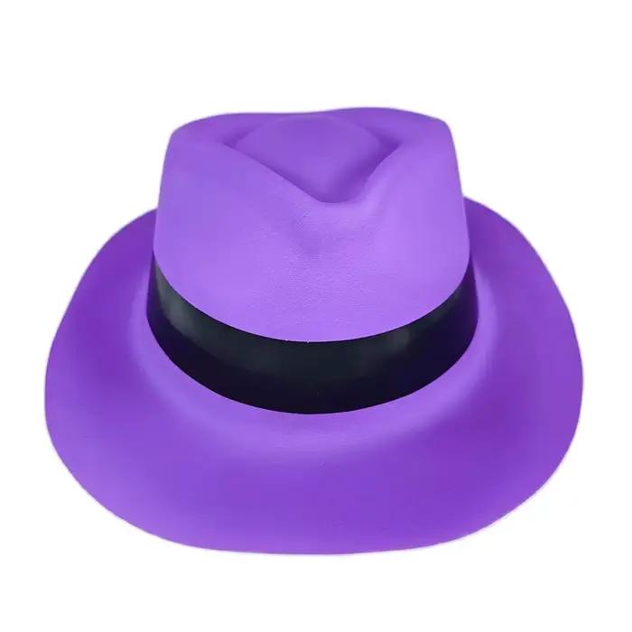Chapeaux de fête en plastique néon