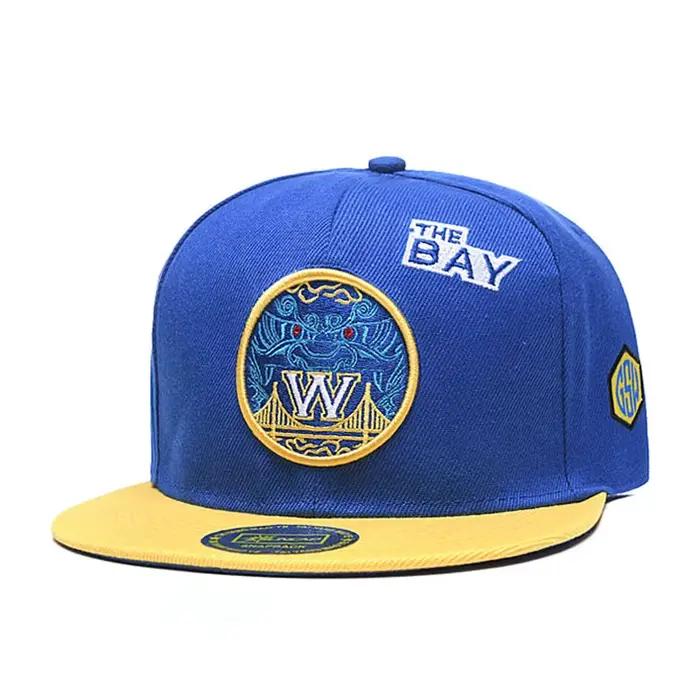 Casquettes Snapback Marque CHARLOTTE CAP Bleu Hip Hop Garçon Basketball Sport Casquette