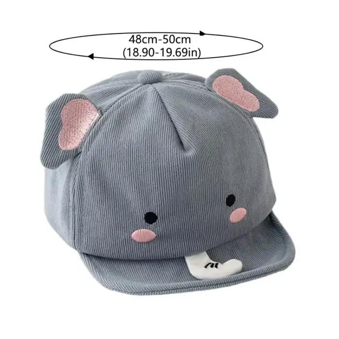 Casquette de baseball pour bébé motif animal mignon