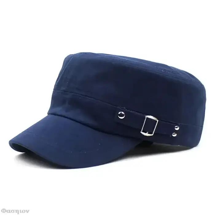 Casquette de l'armée en pur coton délavé pour hommes et femmes